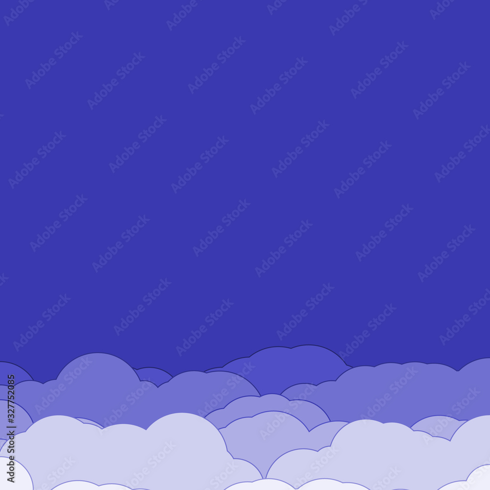 Abstract Color Clouds Sky Generative Art background illustration Abstract Color Clouds Sky Generative Art background illustration