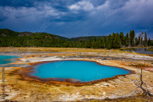 Black Opal Pool in Yellowstone