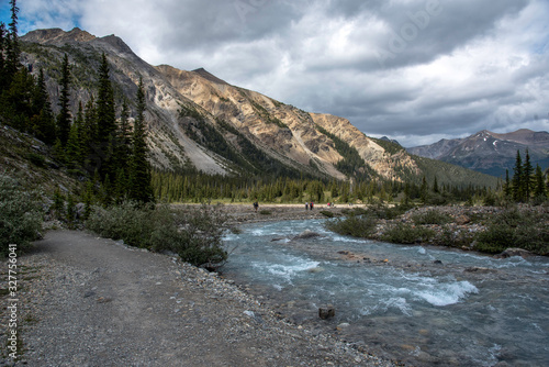 river in the mountains