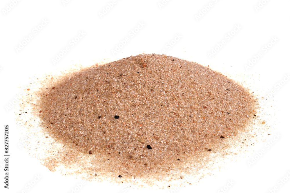 sand isolated on white background sand isolated on white background