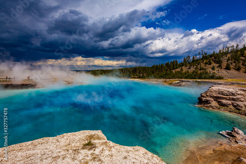 Excelsior Geyser Crater in Yellowstone photo