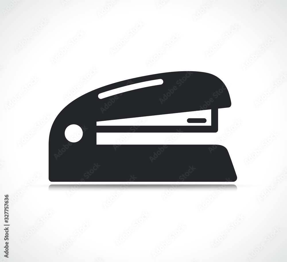 Vector stapler symbol icon isolated Vector stapler symbol icon isolated