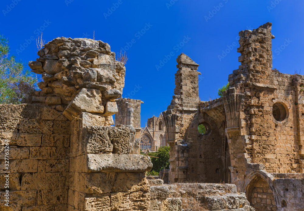 Ruins in Old town of Famagusta - Northern Cyprus