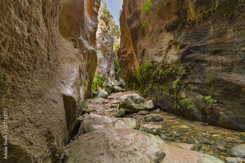 Avakas canyon in Cyprus island at Paphos