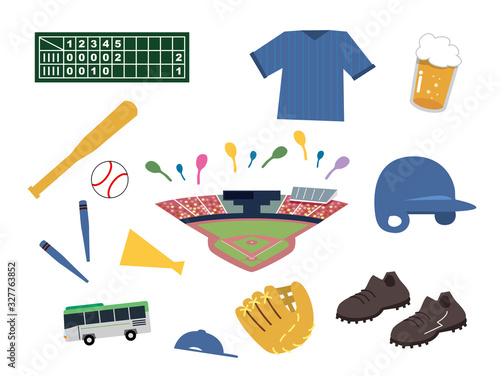 スポーツ　野球　素材