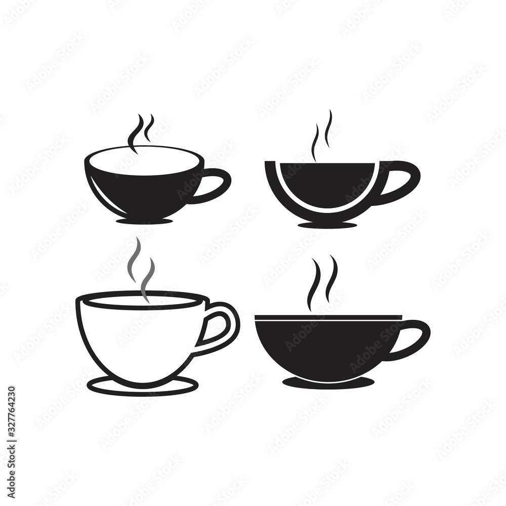 Obraz premium Coffee Beans Logo