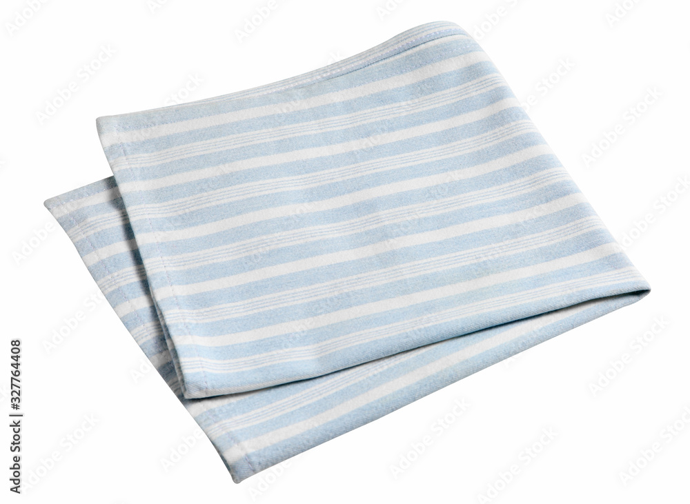 Cotton napkin isolated on white background Cotton napkin isolated on white background