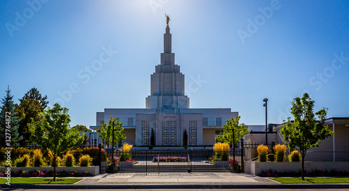 Mormon Temple in Idaho Falls photo