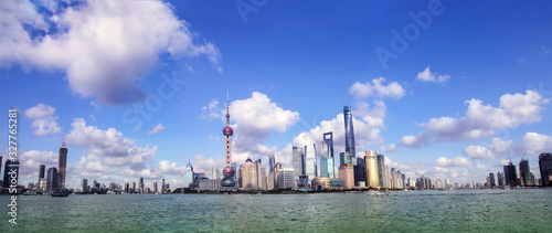 Photography Shanghai City Panorama View