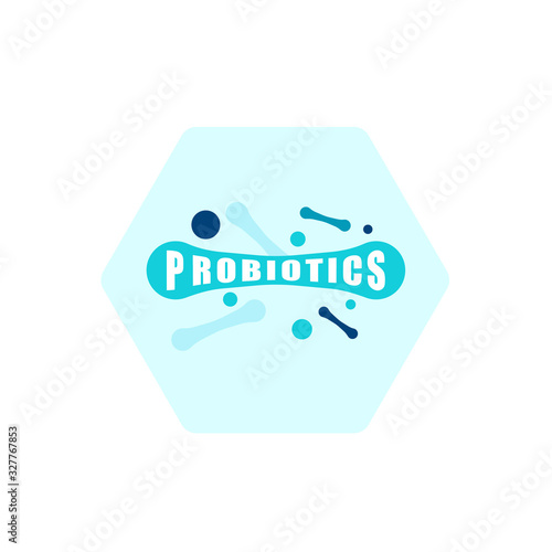 Probiotics bacteria vector design.