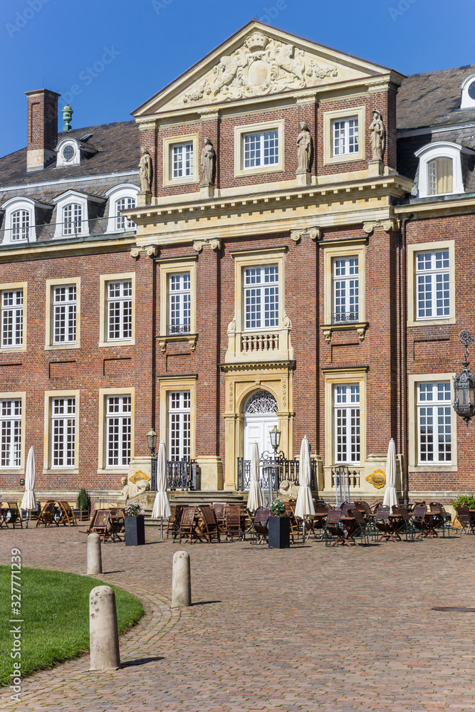 Facade of the historic castle in Nordkirchen, Germany Facade of the historic castle in Nordkirchen, Germany