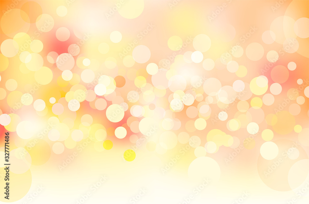 オレンジ色の輝き幾何学抽象円形グラデーションベクター背景素材 Stock Vector Adobe Stock