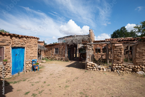 Arquitectura tradicional de la ribera del Arlanza burgalesa en Territorio Artlanza. Tomada en Quintanilla del Agua el 9 de septiembre de 2018 photo