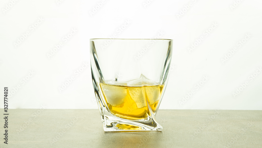 Glass of scotch whiskey with clipping path Glass of scotch whiskey with clipping path