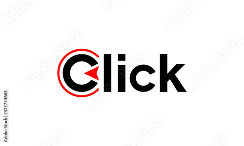 Click word logo on a white background.