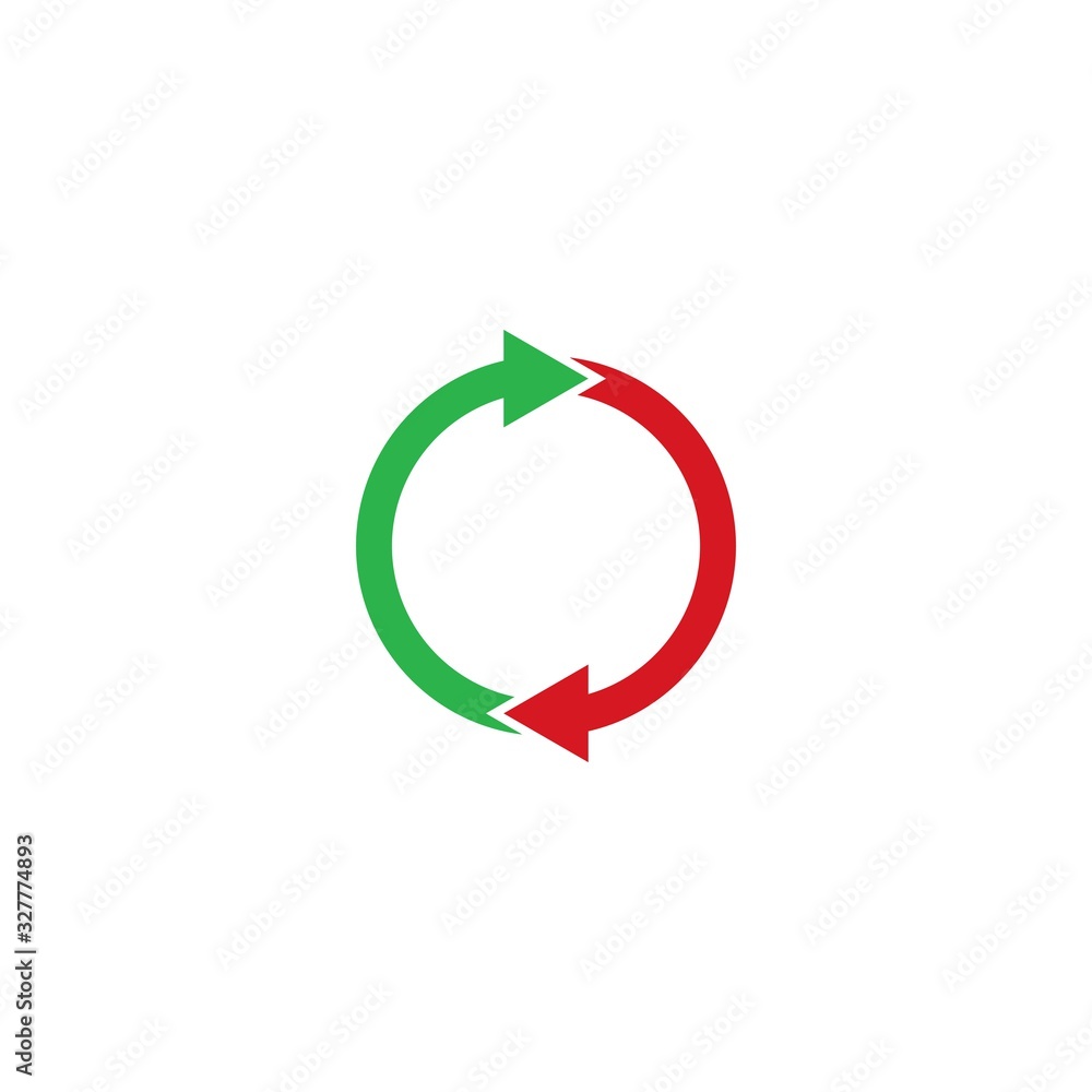 Arrows vector illustration icon Logo Template Arrows vector illustration icon Logo Template