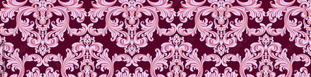 Beautiful retro abstract baroque Ramadan pattern flowers Beautiful retro abstract baroque Ramadan pattern flowers