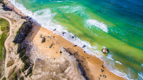 Drone vue aérienne presqu'île de Quiberon Morbihan Bretagne photo