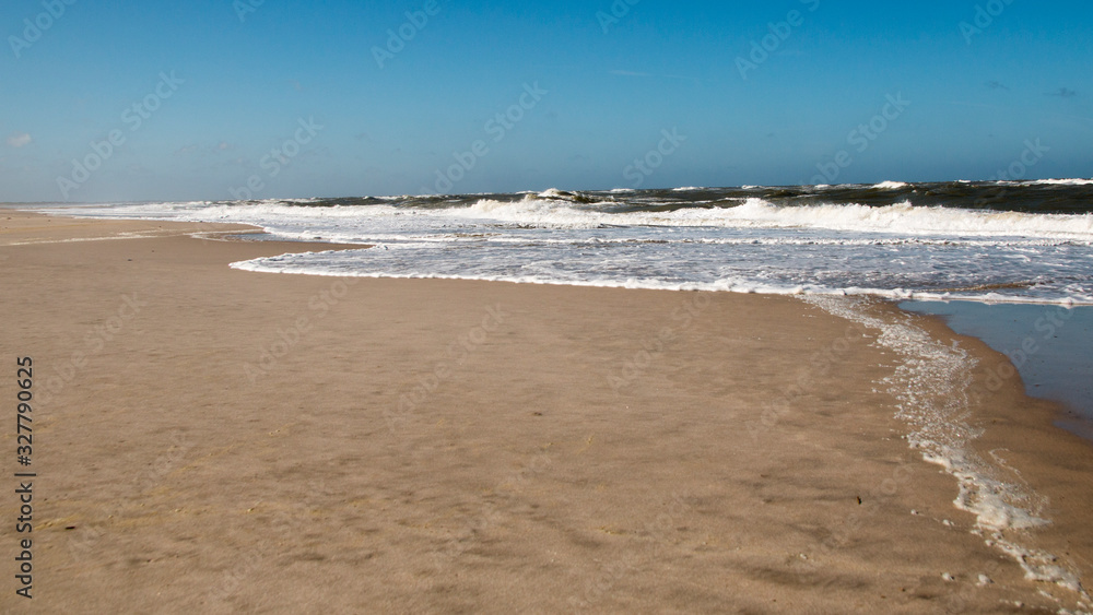 The Danish west coast that is filled high waves The Danish west coast that is filled high waves