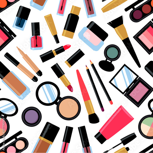 Seamless diiferent cosmetic products