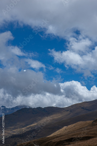 Piruro Site. Andes. Peru. Huánuco Region, Huamalíes Province, Tantamayo District
