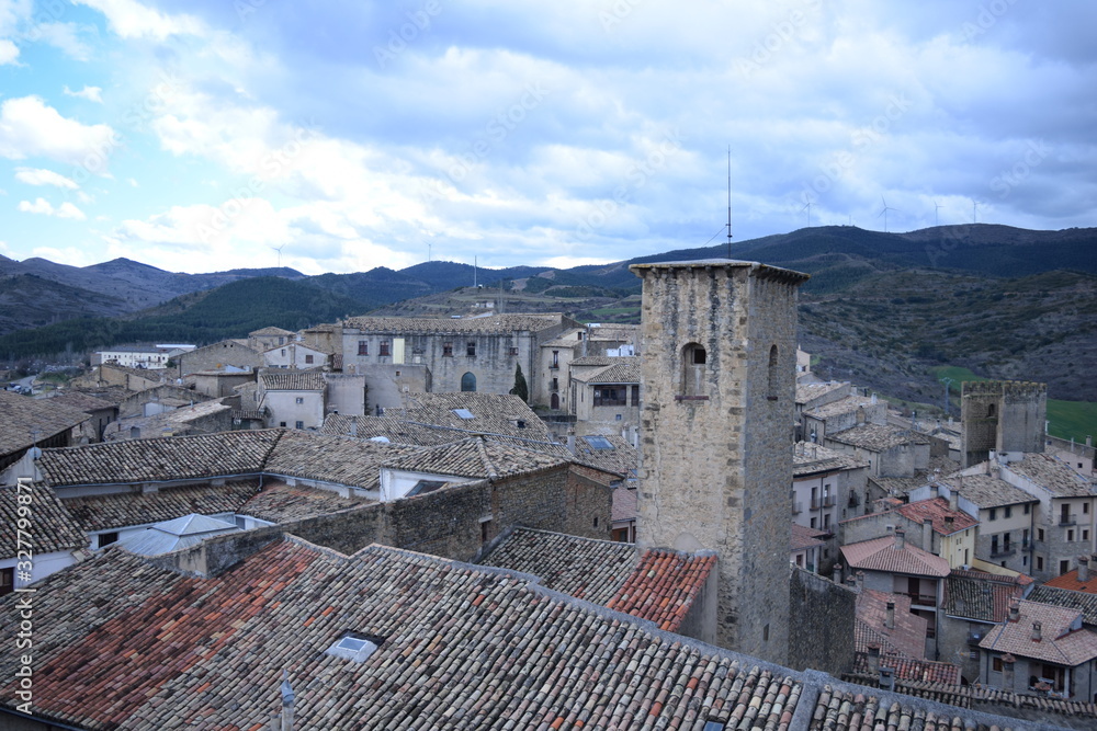 Beautiful medieval village Sos Del Rey Catolico, Navarra in Spain