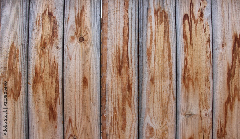 Fototapeta premium traces of stains from moisture on wooden boards