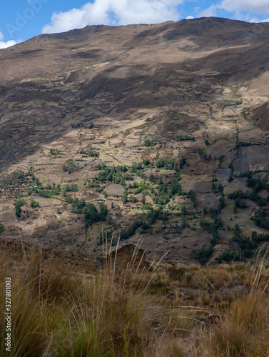 Piruro Site. Andes. Peru. Huánuco Region, Huamalíes Province, Tantamayo District