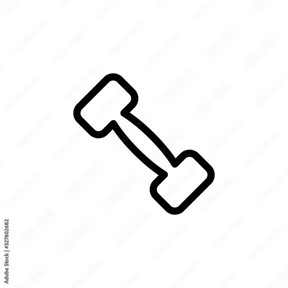 Vector illustration, dumbbell icon design Vector illustration, dumbbell icon design