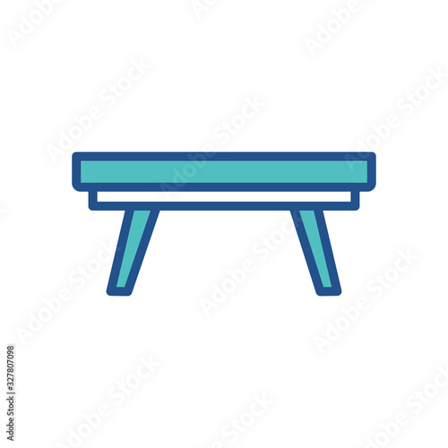 desk,table icon design, flat style icon collection