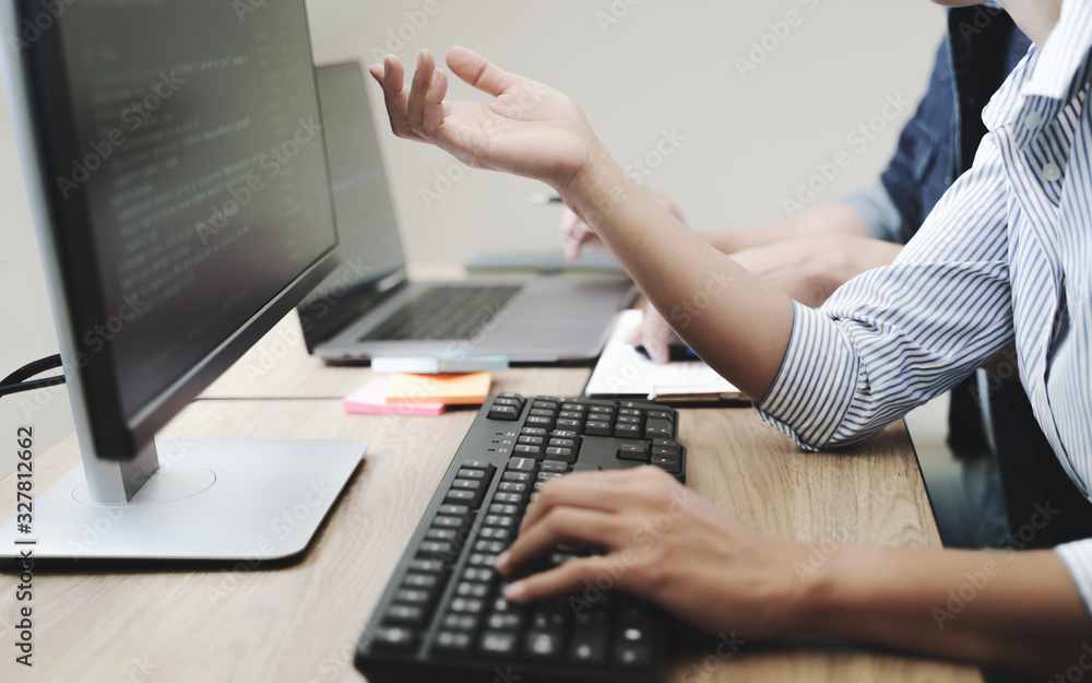 Software engineers programmer development coding a solution data.. Software engineers programmer development coding a solution data..