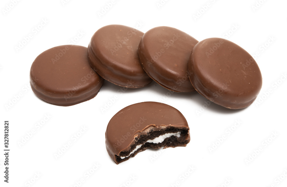 chocolate cookie isolated chocolate cookie isolated