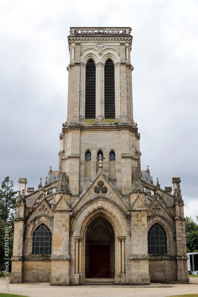 Church of Saint Joseph from 1867, Pontivy, Brittany, France