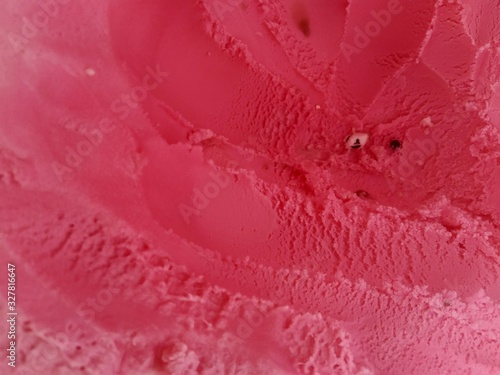 Close up shot of ice cream as background