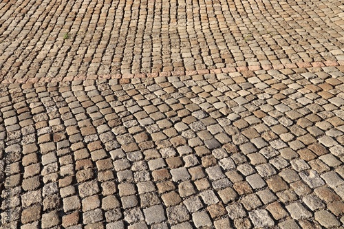 Stone pavement in Europe