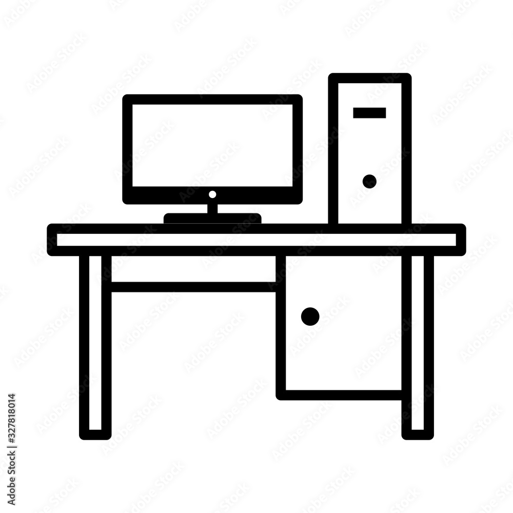 Study table icon vector sign and symbols on trendy design Study table icon vector sign and symbols on trendy design