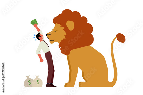 Leão do imposto de renda, leão da receita federal, IRPF, Receita federal photo