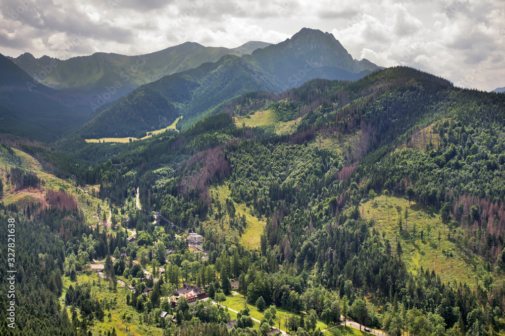 Obraz premium Nosal mountain in Kuznice near Zakopane. Poland