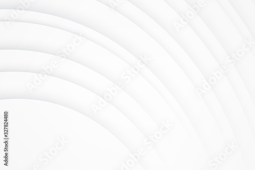 White gradient curvy stripes line background. Abstract elegant modern backdrop. Vector illustration.