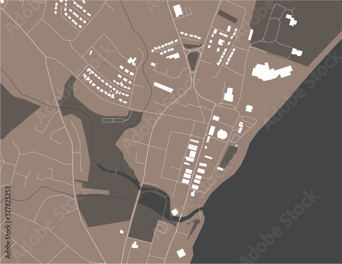 map of the city of Newcastle, Newry, Mourne and Down District Council, County Down, Northern Ireland, UK photo