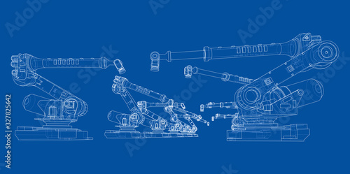 A industral robots manipulators