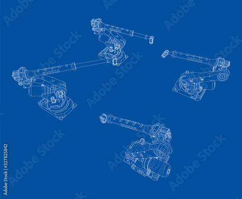 A industral robots manipulators