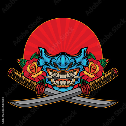 japanese samurai mask