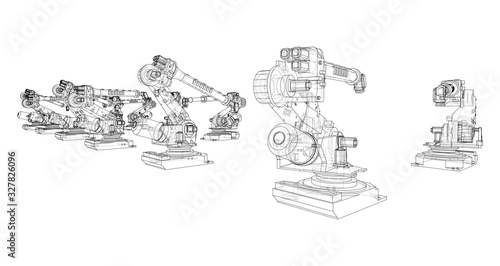 A industral robots manipulators