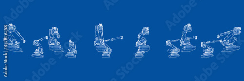 A industral robots manipulators