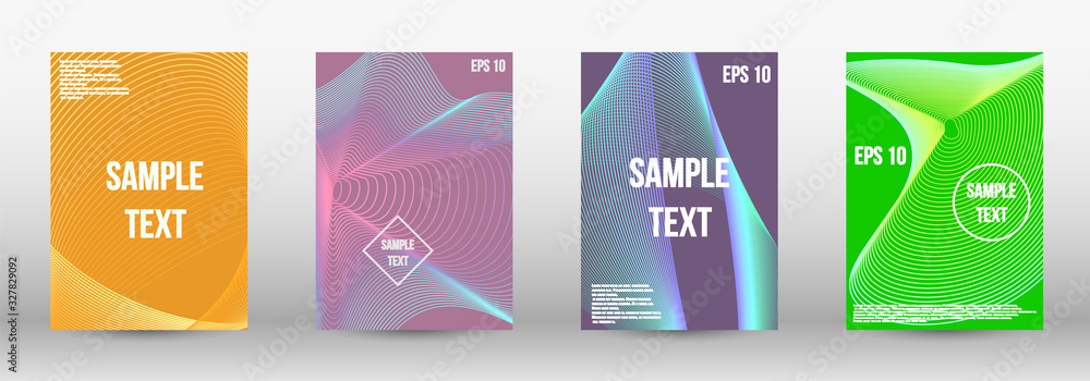 Geometric template with lines Geometric template with lines