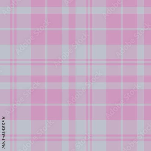Seamless pattern in fine lilac and grey colors for plaid, fabric, textile, clothes, tablecloth and other things. Vector image.
