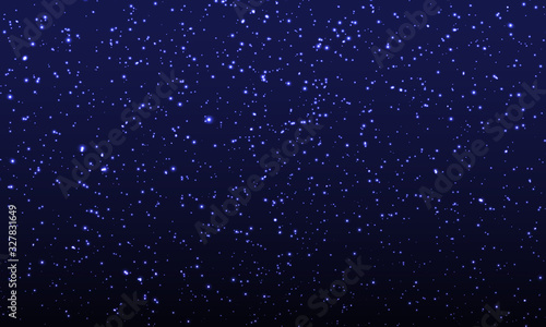 Space Stars Background. Vector Illustration