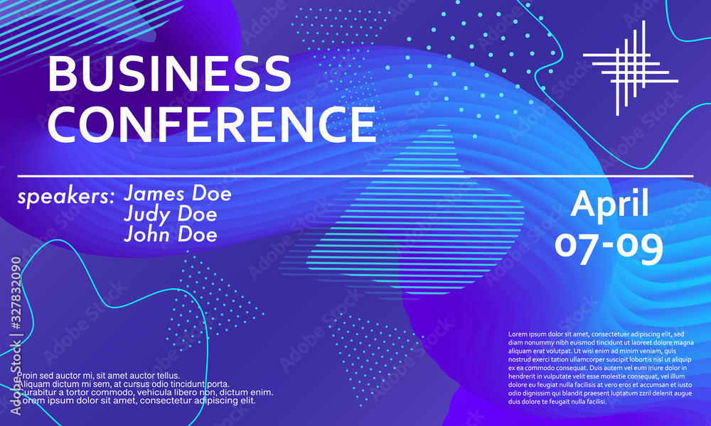 3d information. Conference design template. 3d information. Conference design template.