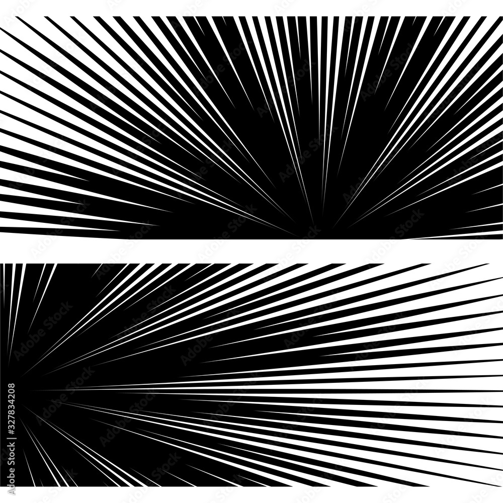 Obraz premium Speed line comik Logo Template vector symbol